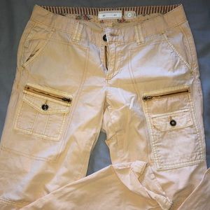 Anthropology yellow jeans
